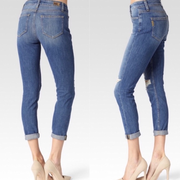 PAIGE Carter slim, Amanda Destructed jeans - Picture 2 of 11